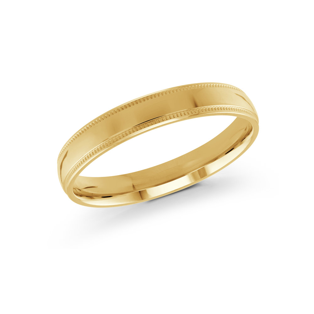 Yellow Gold Men's Ring Size 3mm (J-209-03YG)